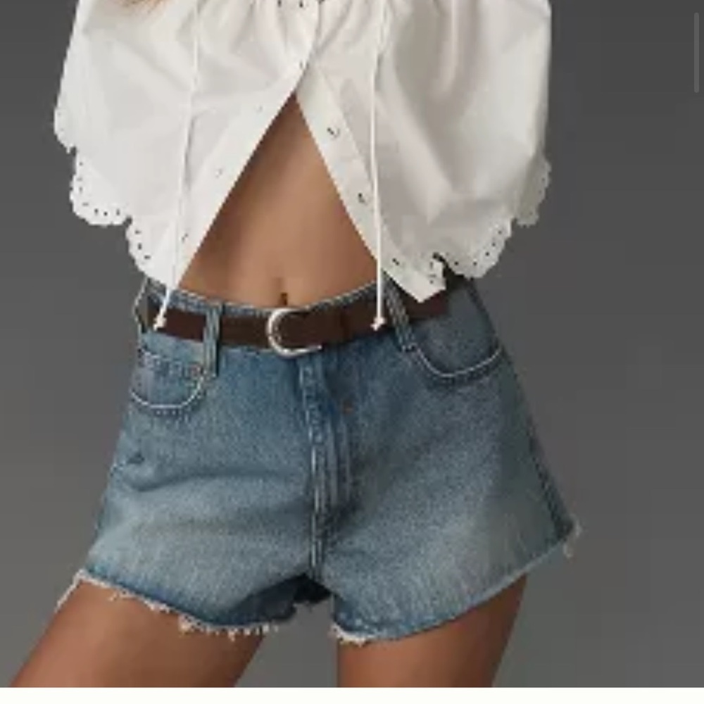 Women's Blue Denim Shorts